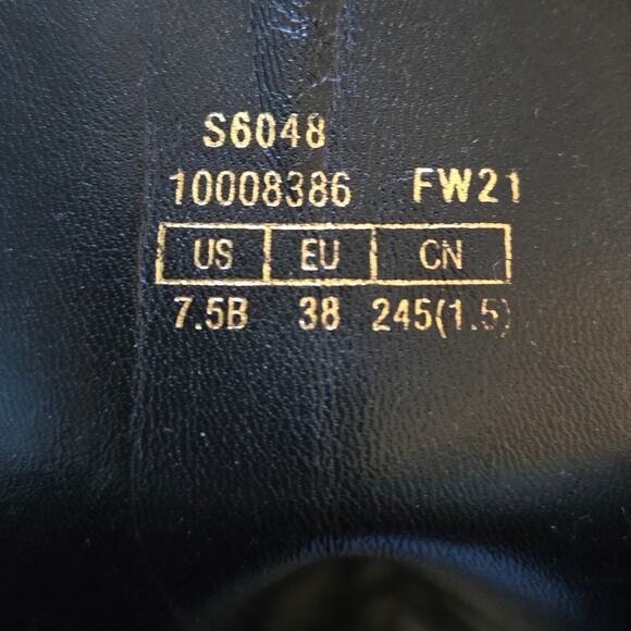 Stuart Weitzman Black Crystal Sondra Shine Smooth Calf Leather Bootie Size 7.5 - Picture 11 of 12